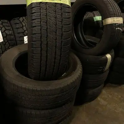 235 60 17 4 Firestone Used A/S Tires With 80% Tread Left