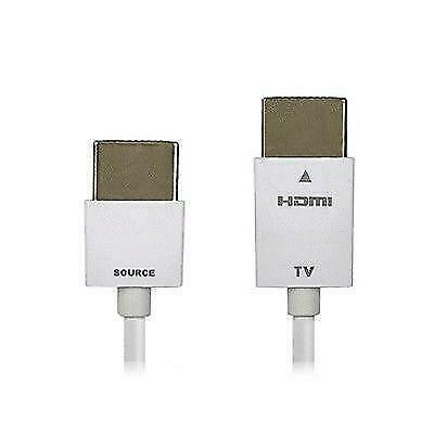 6 ft. Ultra Slim Series High Performance HDMI Cable with RedMere Technology - White in General Electronics - Image 3