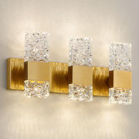 Mercer41 Hiwot Dimmable Crystal Vanity Light