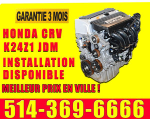 Honda Engine CRV 2007 2008 2009 2010 2011 Moteur Honda CRV K24Z1 Ottawa / Gatineau Area Preview
