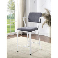Latitude Run® Athanassios Tufted Fabric King Louis Back Parsons Chair in Grey