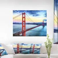 East Urban Home 'Golden Gate Bridge in San Francisco' Photograph