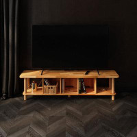 Demontha Solid Beech Wood TV Unit