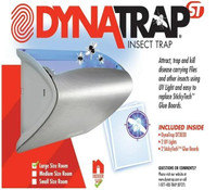 DT3030 RESTAURANT STYLE -- DYNATRAP Silver Wall Mount Indoor Insect Trap - 600 sq. ft. Coverage