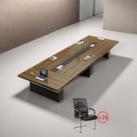 Inbox Zero Modern Conference Table Long Desk Office Negotiating Table Training Table Includes 26 Chairs