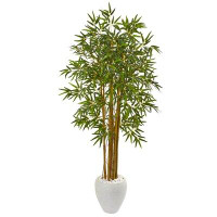 World Menagerie Artificial Bamboo Plant in Planter
