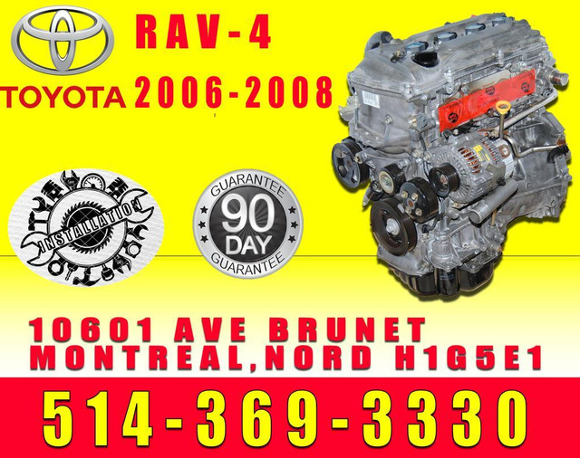 TOYOTA 2AZ ENGINE RAV4 CAMRY SCION TC 2AZFE 2.4L 2006-2008 in Engine & Engine Parts in Greater Montréal
