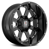 20x12 XD825 Buck 25 Gloss Black And Milled in 8x170