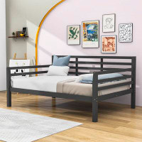 Harriet Bee Haxhire Full Size Wooden Daybed with Legs
