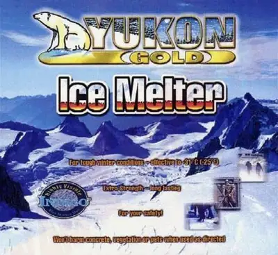 Yukon Gold Ice Melter (In Stock)(effective to - 31ºC) 20 kg Bag (Bag or Pallet Pricing Available)Best Icemelt, Ice melt