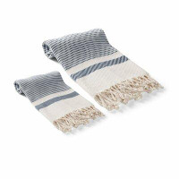Dakota Fields Mirabel 2 Piece Turkish Cotton Towel Set