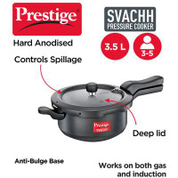 Prestige Cookers PRESTIGE Svachh3.5 Pressure Cooker, 3.5 Litre, Hard Anodized