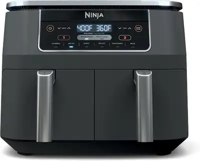 FLASH SALE TODAY! Ninja Foodi 6-in-1 8-qt Air Fryer - DualZone, Match Cook, Smart Finish, FREE Express Delivery