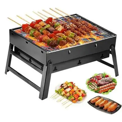 Folding Portable Grill DesignCharcoal grill is easy to use and requires no installation. When you ar...