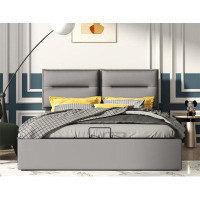 Latitude Run® Calion Upholstered Platform Bed With A Hydraulic Storage System