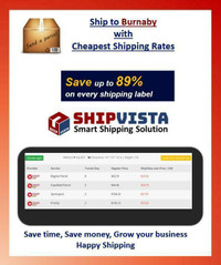 Cheapest Shipping Rates for packages to Burnaby