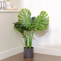 BIRCHCITY 36" Artificial Monstera Plant Faux Potted Monstera Plant