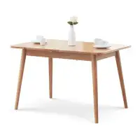 GZMWON 63.07" Solid Wood Dining Table