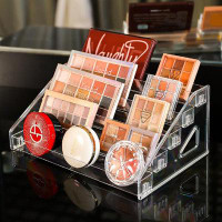 Rebrilliant Cosmetics Storage Box Desktop Eye Shadow Tray Powder Storage Rack Air Cushion Lipstick Box Nail Stand