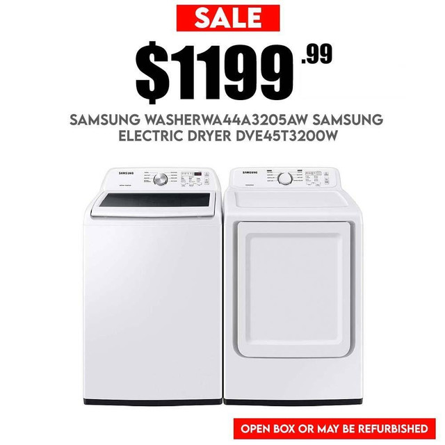 Deal of the Day Sales on Washer &amp; Dryers $1099.99 dans Laveuses et sécheuses  à Région d’Ottawa/Gatineau - Image 2