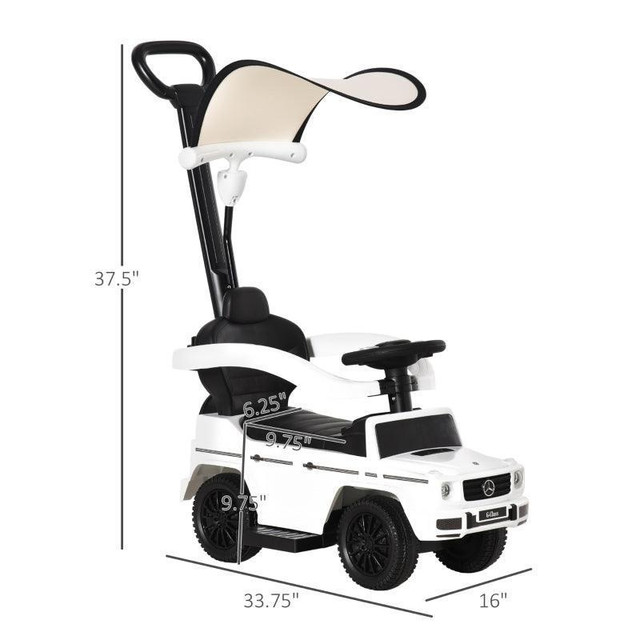 COMPATIBLE RIDE-ON SLIDING CAR G350 WALKER FOOT TO FLOOR SLIDER STROLLER TODDLER VEHICLE PUSH-ALONG WITH HORN STEERING W in Toys & Games - Image 3