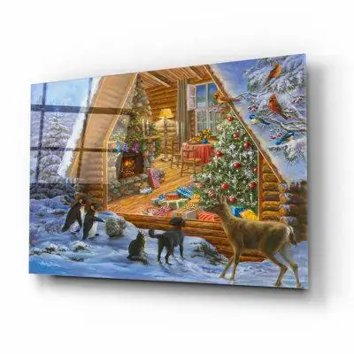 The Holiday Aisle® Epic Art 'Lets Get Together' By Nicky Boehme, Acry Lets Get Together by - Unframed Graphic Art