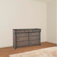 Birch Lane™ Stephens 9 Drawer 66" W Solid Wood Dresser