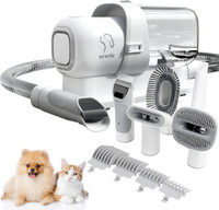 Pet Care and Grooming -  Newtic Pet Grooming Vacuum, Merkury Innovations 7L Smart Wi-Fi Pet Feeder + Camera