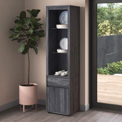 Mercury Row Armoire lumineuse en bois Ottley in Hutches & Display Cabinets in Québec