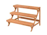NEW 3 TIER WOODEN STEP LADDER PLANT STAND FS5311