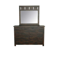Progressive Furniture Inc. Woodbury 9 - Drawer Dresser with Mirror