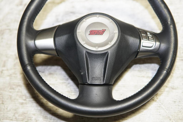 JDM Subaru Impreza WRX STi GR GRB Steering Wheel & Hub 2008-2014 STi V10 GVF GRF in Auto Body Parts - Image 2