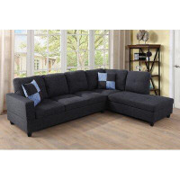Star Home Living Corp 103.5" Wide Right Hand Facing Sofa & Chaise