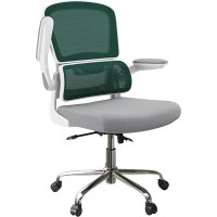 Orren Ellis Ergonomic Office Chair, Breathable Mesh Chair With Adjustable Height, Computer Chair With A Double Lumbar Su