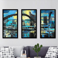 Made in Canada - East Urban Home Toronto Nathan Phillips Square I' Framed Graphic Art Print Multi-Piece Image on Acrylic