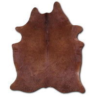Foundry Select Climpuright NATURAL HAIR ON Cowhide Rug  BROWN