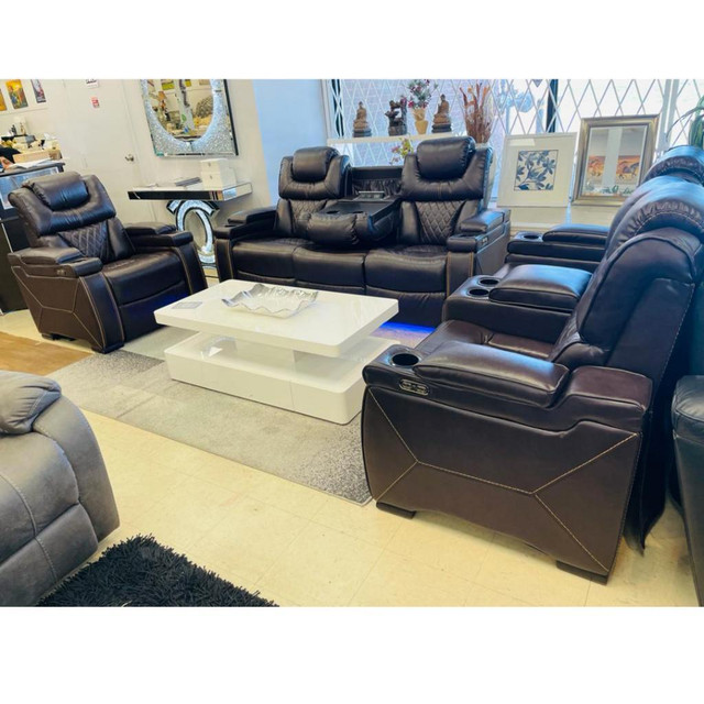Recliner Sale!! Leather 3PC Power Recliner Set! in Chairs & Recliners in Toronto (GTA)