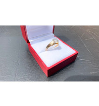 #484 - 14kt Yellow Gold, Half Carat Solitaire Engagement Ring, Size 5 3/4