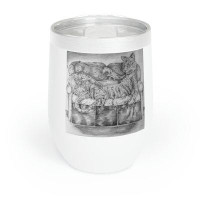 Marick Booster Tiger On A Couch Chill Wine Tumbler