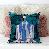 East Urban Home Three Woman Broadcloth Indoor Outdoor Zippered Pillow