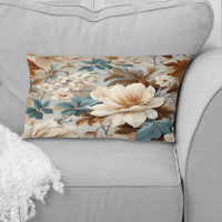 East Urban Home Vintage Florals VII - Plants Printed Throw Pillow