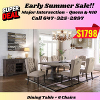 Early Summer Sale on Wooden Dining Sets!!