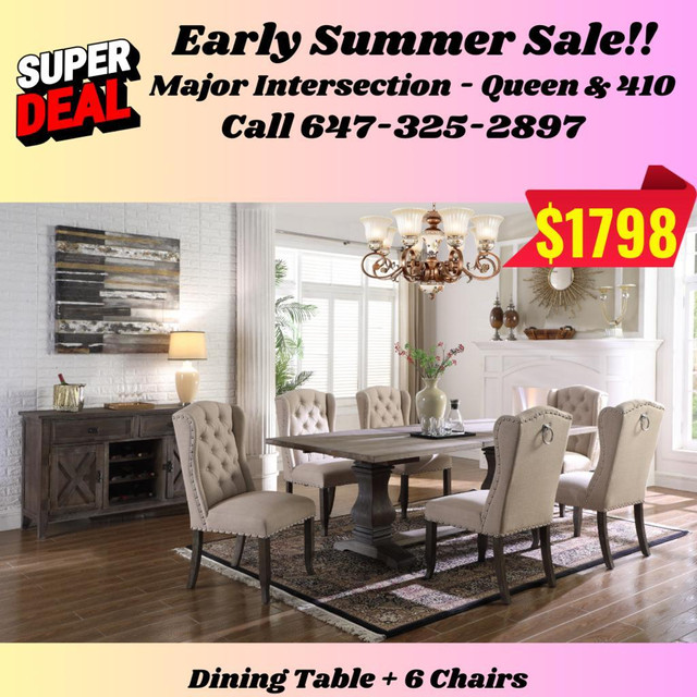 Early Summer Sale on Wooden Dining Sets!! in Dining Tables & Sets in Ontario