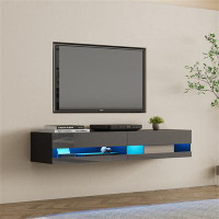 Wrought Studio 180 Wall Mounted Floating 80" TV Stand With 20 Color Leds_11.81" H x 70.87" W x 16.54" D