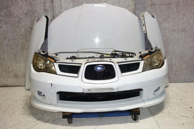 JDM Subaru Impreza WRX V9 Front Conversion Bumper HID Headlights Hood Fenders Nose Cut Front Clip Wagon GG 2006-2007 in Auto Body Parts