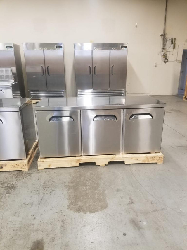 Brand New 60 Wide Double Door Undercounter Refrigerated Prep Table in Other Business & Industrial - Image 4