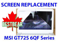 Screen Replacement for MSI GT72S 6QF Series Laptop