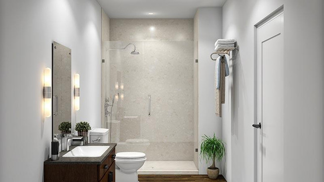 Calabria Shower Wall Surround 5mm - 6 Kit Sizes available ( 35 Colors and Styles Available ) **Includes Delivery in Plumbing, Sinks, Toilets & Showers - Image 2