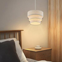 Ivy Bronx Plug In Pendant Light, Hanging Lamp With Dimmable Switch, Hanging Lights With Plug In Cord With 15 Ft Cord,