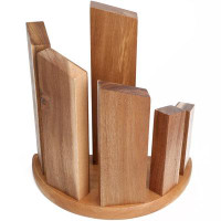 transparent.0 Wooden Magnetic Knife Block,360° Double Sided Knife Board Universal Knives Holder With Strong Magnet Knife